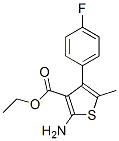 2-氨基-4-(4-氟苯基)-5-甲基-3-噻吩羧酸乙酯结构式_350989-70-7结构式