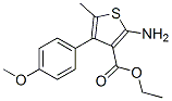 Ethyl 2-amino-4-(4-methoxyphenyl)-5-methyl-3-thiophenecarboxylate Structure,350989-93-4Structure
