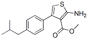 Methyl 2-amino-4-(4-isobutylphenyl)thiophene-3-carboxylate Structure,350990-40-8Structure