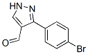 3-(4-Bromophenyl)-1H-pyrazole-4-carbaldehyde Structure,350997-68-1Structure