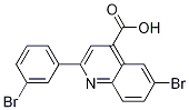 6-Bromo-2-(3-bromophenyl)quinoline-4-carboxylic acid Structure,350998-36-6Structure