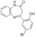 1,3-Dihydro-4-(5-bromo-2-hydroxyphenyl)-2H-1,5-benzodiazepin-2-one Structure,351003-29-7Structure