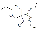 2-Isopropyl-1,3-dioxane-5,5-dicarboxylic acid diethyl ester Structure,35113-48-5Structure