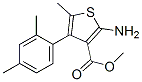 Methyl 2-amino-4-(2,4-dimethylphenyl)-5-methylthiophene-3-carboxylate Structure,351156-17-7Structure