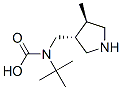 (2-Methyl-2-propanyl){[(3r,4r)-4-methyl-3-pyrrolidinyl]methyl}carbamic acid Structure,351369-20-5Structure