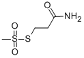 [2-(氨基羰基)乙基]甲烷硫代磺酸酯结构式_351422-28-1结构式