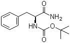 Boc-l-苯基丙氨酸酰胺结构式_35150-06-2结构式