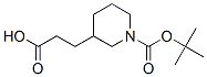 1-Boc-piperidin-3-ylpropionic acid Structure,352004-58-1Structure