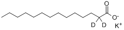 十四酸钾-D2结构式_352438-85-8结构式