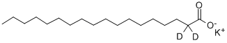 硬脂酸钾-D2结构式_352438-86-9结构式