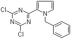 2-(1-苄基-1H-吡咯-2-基)-4,6-二氯-1,3,5-三嗪结构式_35252-49-4结构式