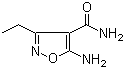 5-氨基-3-乙基-4-异噁唑羧酰胺结构式_35261-07-5结构式