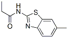 (9CI)-N-(6-甲基-2-苯并噻唑)-丙酰胺结构式_352687-09-3结构式