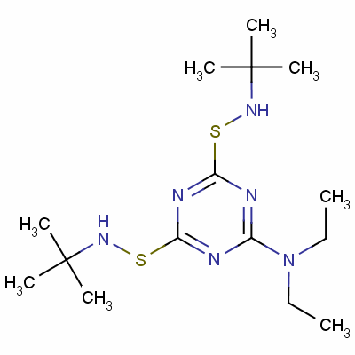 4,6-Bis[(tert-butylamino)sulfanyl]-n,n-diethyl-1,3,5-triazin-2-amine Structure,35302-16-0Structure