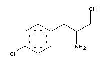 DL-4-氯苯丙氨醇结构式_35373-63-8结构式