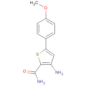 3-氨基-5-(4-甲氧基苯基)-2-噻吩羧酰胺结构式_354812-16-1结构式