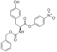 N-苄氧羰基-L-酪氨酸对硝基苯酯结构式_3556-56-7结构式