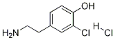 4-(2-氨基乙基)-2-氯苯酚盐酸盐结构式_35607-19-3结构式