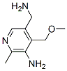 5-Amino-4-(methoxymethyl)-6-methyl-3-pyridinemethanamine Structure,35623-09-7Structure