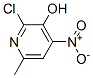 2-Chloro-3-hydroxy-4-nitro-6-methylpyridine Structure,35680-32-1Structure