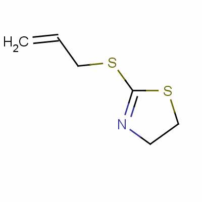 2-(烯丙基硫代)-2-噻唑啉结构式_3571-74-2结构式