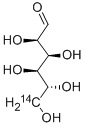 D-葡萄糖-6-14C结构式_3573-62-4结构式