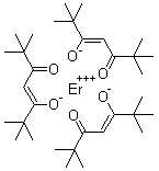 三(2,2,6,6-四甲基-3,5-庚二酮)铒(Ⅲ)结构式_35733-23-4结构式