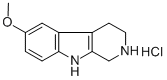 6-甲氧基-1,2,3,4-四氢-9H-吡啶并[3,4-b]吲哚盐酸盐结构式_35764-54-6结构式