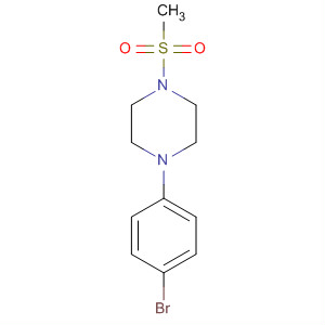 Piperazine, 1-(4-bromophenyl)-4-(methylsulfonyl)- Structure,357647-98-4Structure