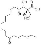 2S,3R,4R,6E-2-氨基-3,4-二羟基-2-羟甲基L-14-氧-6-二十烯酸结构式_35891-70-4结构式