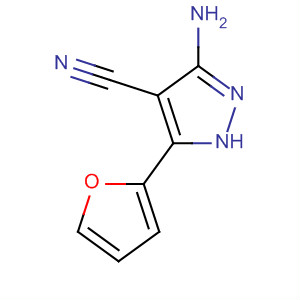 3-氨基-5-(2-呋喃)-1H-吡唑-4-甲腈结构式_358979-45-0结构式