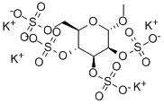 Methyl alpha-d-mannopyranoside 2,3,4,6-tetrasulfate, potassium salt Structure,359437-03-9Structure