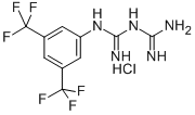 1-[3,5-二-(三氟甲基)苯基]双胍盐酸盐结构式_36068-40-3结构式
