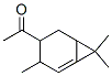 4-乙酰基蒈烯结构式_3608-11-5结构式