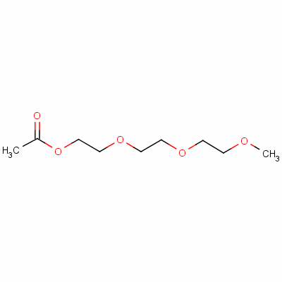 2-[2-(2-甲氧基乙氧基)乙氧基]乙醇 乙酸酯结构式_3610-27-3结构式