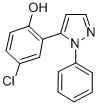 1-苯基-1H-5-(5-氯-2-羟基苯基)吡唑结构式_36124-03-5结构式