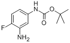 (3-氨基-4-氟苯基)-氨基甲酸叔丁酯结构式_361548-95-0结构式