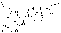 二丁酰环磷腺苷结构式_362-74-3结构式