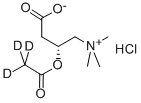 盐酸乙酰基-L-肉碱-D3氘代结构式_362049-62-5结构式