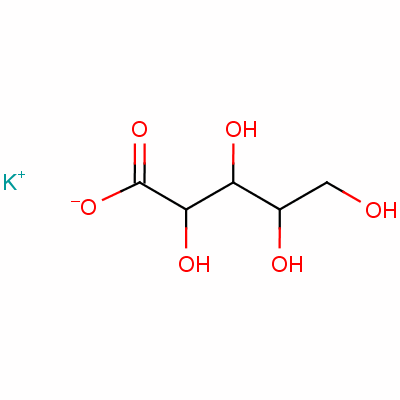 2,3,4,5-四羟基戊酸钾结构式_36232-89-0结构式