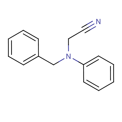 (Benzylphenylamino)acetonitrile Structure,36271-19-9Structure