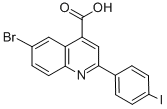 6-Bromo-2-(4-iodo-phenyl)quinoline-4-carboxylicacid Structure,364383-14-2Structure