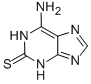 6-氨基-2-疏基嘌呤结构式_3647-48-1结构式