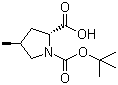 (2S,4R)-N-Boc-4-methylpyrrolidine-2-carboxylic acid Structure,364750-80-1Structure
