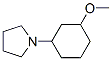(9CI)-1-(3-甲氧基环己基)-吡咯烷结构式_365530-69-4结构式