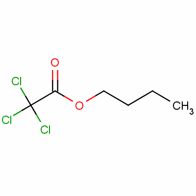 2,2,2-三氯-乙酸丁酯结构式_3657-07-6结构式