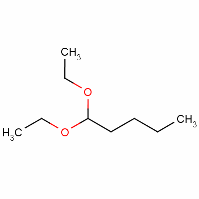 1,1-二乙氧基戊烷结构式_3658-79-5结构式