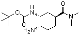 Carbamic acid,[(1r,2s,5s)-2-amino-5-[(dimethylamino)carbonyl]cyclohexyl]-,1,1-dimethylethyl ester Structure,365998-36-3Structure