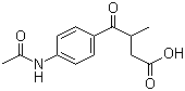 3-(4-乙酰氨基苯甲酰基)丁酸结构式_36725-26-5结构式