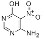 6-氨基-5-硝基嘧啶-4-醇结构式_36746-26-6结构式